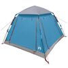 vidaXL Instant Tent with Rainfly 3-Person Quick-Release Blue