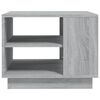 vidaXL Coffee Table Grey Sonoma 55x55x43 cm Engineered Wood