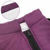 vidaXL Dog Coat with Harness Purple S Fleece and Polyester