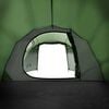 vidaXL Camping Tent Tunnel 2-Person Green Waterproof