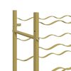 vidaXL Wine Rack for 72 Bottles Gold Metal