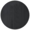 vidaXL Rug Round Grey 100 cm Bamboo