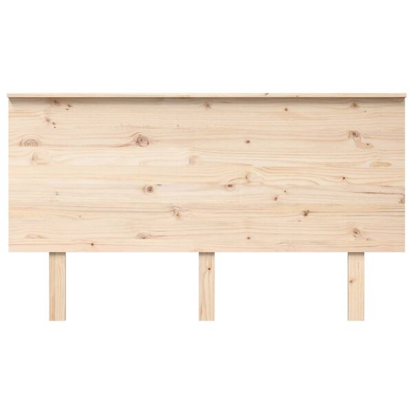 vidaXL Bed Headboard 144x6x82.5 cm Solid Wood Pine