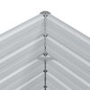 vidaXL Garden Raised Bed Light Brown 320 x 80 x 77 cm Galvanised Steel