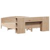 vidaXL Bookcase Bed without Mattress 200x200cm Solid Wood Pine