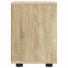 vidaXL Bedside Tables with Drawer 2 pcs Sonoma Oak 30.5 x 30 x 43 cm
