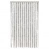 vidaXL Fly Curtain Light Grey and White 118x220 cm Chenille
