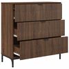 vidaXL Sideboard Brown Oak 79.5 x 33 x 82 cm Engineered Wood