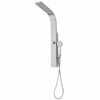 SCH&Uuml;TTE Shower Panel "SANSIBAR" Stainless Steel Colour