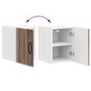 vidaXL Kitchen Cabinet 2 pcs Brown Oak 30 x 31 x 40 cm Engineered Wood