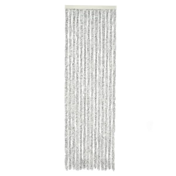 Travellife Fly Curtain for Door Chenille Rain 185x56 cm Grey and White
