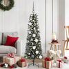 vidaXL Artificial Christmas Tree with 150 LEDs with Stand Green 120 cm