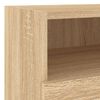 vidaXL 5 Piece TV Wall Units Sonoma Oak Engineered Wood
