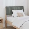 vidaXL Upholstered Headboard Dark Grey 75 cm Solid Pine Wood