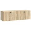 vidaXL Wall-Mounted TV Cabinet Wall-mounted Sonoma Oak 98 x 31 x 30 cm