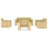 vidaXL 5 Piece Garden Lounge Set Impregnated Pinewood