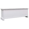 vidaXL Hall Bench Grey 115x30x40 cm Wood