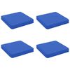 vidaXL 4-Piece Seat Cushions VUGHT 4 pcs 100% Polyester Royal Blue