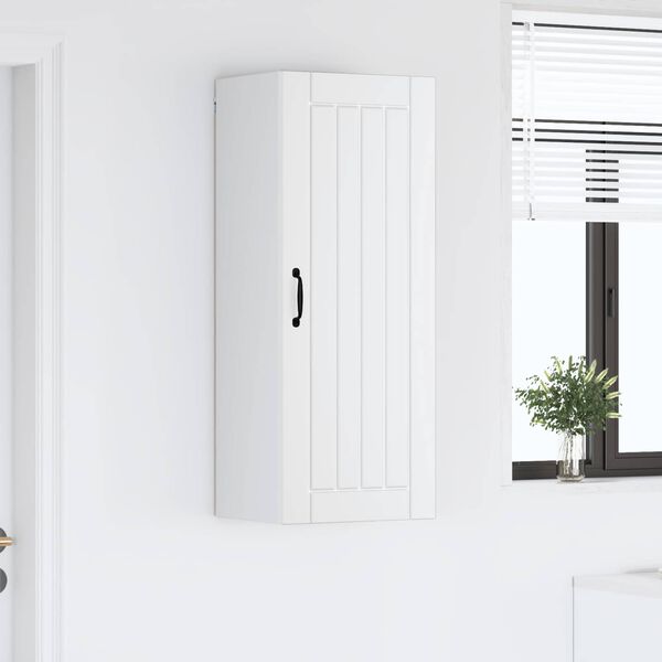 vidaXL Dishwasher Panel Lucca White 40 x 31 x 100 cm Engineered Wood