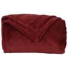 vidaXL Throw Blanket Bordeaux Red 240 x 270 cm Fleece