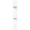 vidaXL Room Divider Bookcase 5-Tier White 70x24x161 cm Engineered Wood