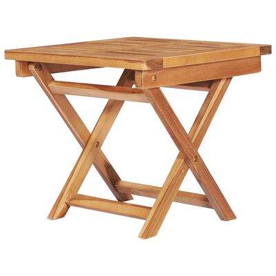 vidaXL Sun Loungers 2 pcs with Table Solid Teak Wood