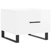 vidaXL Coffee Tables 2pcs High Gloss White 50x50x40 cm Engineered Wood