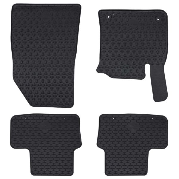 vidaXL Car Mat 4 pcs Black suitable for CAPTUR 2020- Rubber