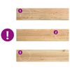 vidaXL Stair Treads 2 pcs Untreated 110x30x2 cm Solid Wood Oak