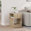vidaXL End Table Sonoma Oak 30.5 x 30 x 45 cm Engineered Wood