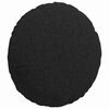 vidaXL Seat Cushions 2 pcs Black &Oslash;40 x 13 cm Fabric