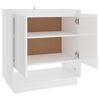 vidaXL Sideboard High Gloss White 70x41x75 cm Engineered Wood