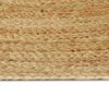 vidaXL Rug Natural and Black 300 x 300 cm Jute