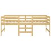 vidaXL Mid-high Bed without Mattress Solid Wood Pine 90x200cm