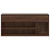 vidaXL Shoe Bench Brown Oak 102x30.5x45 cm Engineered Wood