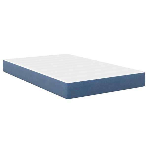 vidaXL Bed Mattress with Mattress Blue 120 x 200 cm Fabric
