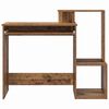 vidaXL Desk with Shelf Old wood 106 x 40 x 88.5 cm Engineered Wood