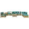 vidaXL 11 Piece Garden Sofa Set Impregnated Wood Pine
