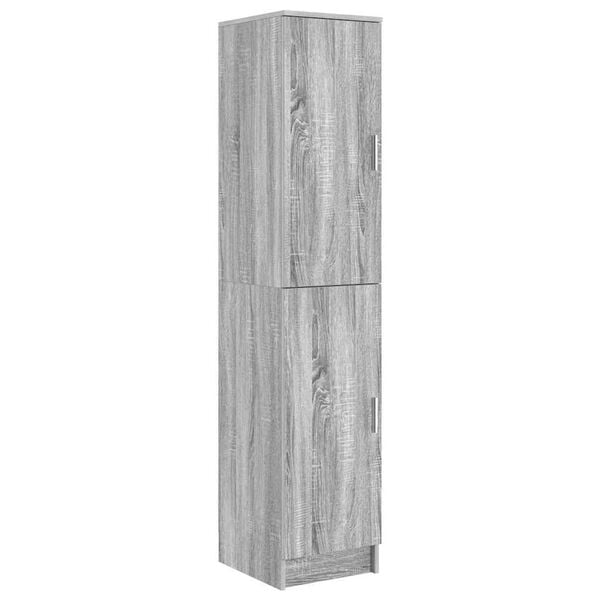 vidaXL Highboard Grey sonoma 35 x 39 x 168 cm Engineered wood