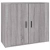 vidaXL Sideboards 3 pcs Grey Sonoma Engineered Wood