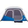 vidaXL Family Tent with LED 6-Person Light Blue Quick Release