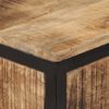 vidaXL Console Table 100x35x70 cm Solid Rough Wood Mango