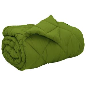 vidaXL Winter Duvet Green 200 x 140 cm Microfiber