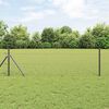 vidaXL Hexagon Fence Grey 1.5 x 100 m PVC