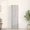 vidaXL Wardrobe with Door Grey Sonoma 55 x 25 x 189 cm Engineered Wood