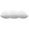 vidaXL Seat Cushions 4 pcs White 45 x 45 x 12 cm Fabric