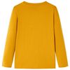 Kids' T-shirt with Long Sleeves Ochre 104