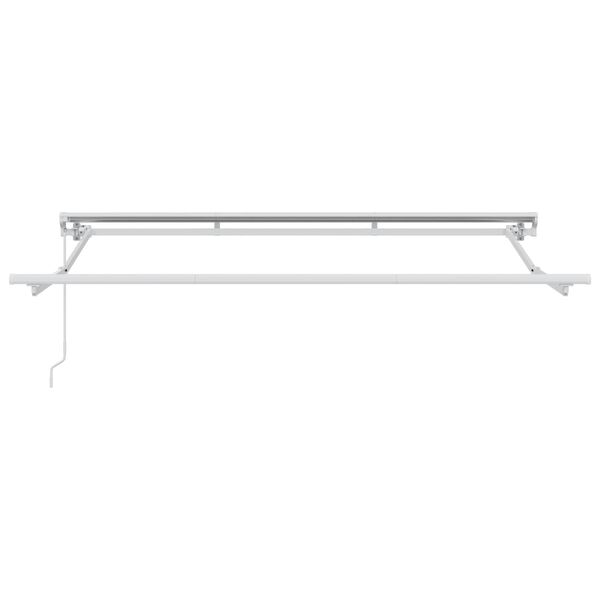 vidaXL Manual Retractable Awning Light Grey 3 x 2.5 m