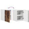 vidaXL Kitchen Cabinet Kalmar 2 pcs Smoked Oak 30 x 31 x 40 cm