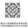 WALPLUS Wall Sticker Azulejo Vintage Blue 10x10cm 24 Sheets